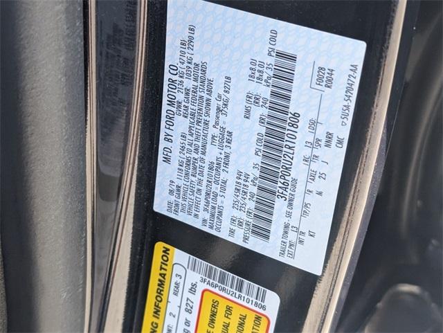 used 2020 Ford Fusion Hybrid car, priced at $19,800