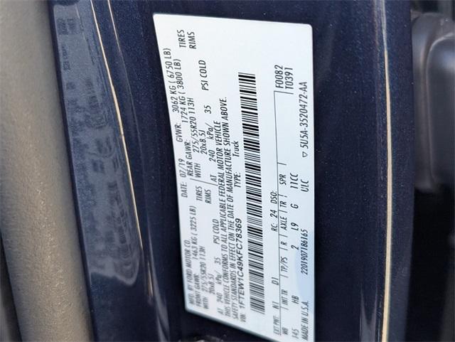 used 2019 Ford F-150 car, priced at $30,900