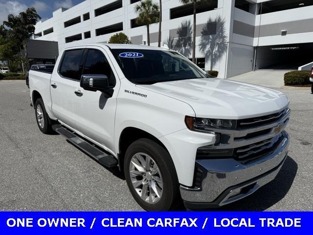 used 2021 Chevrolet Silverado 1500 car, priced at $33,400