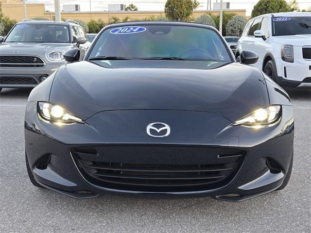 used 2024 Mazda MX-5 Miata car, priced at $29,500