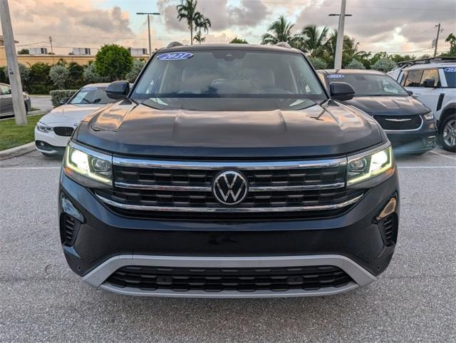 used 2021 Volkswagen Atlas car, priced at $24,700