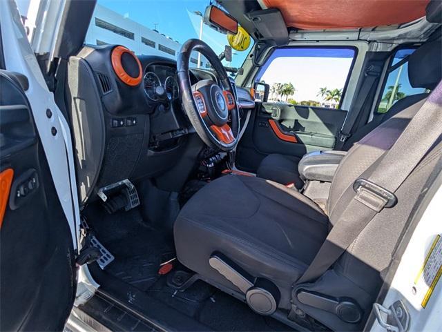 used 2015 Jeep Wrangler Unlimited car, priced at $14,500