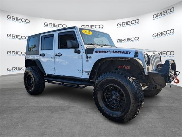 used 2015 Jeep Wrangler Unlimited car, priced at $14,500