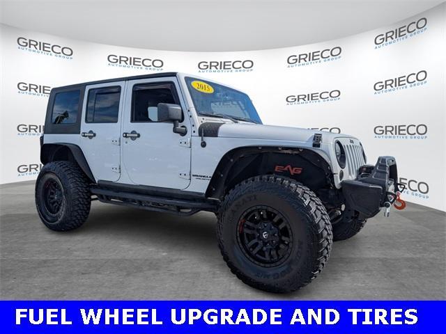 used 2015 Jeep Wrangler Unlimited car, priced at $14,500