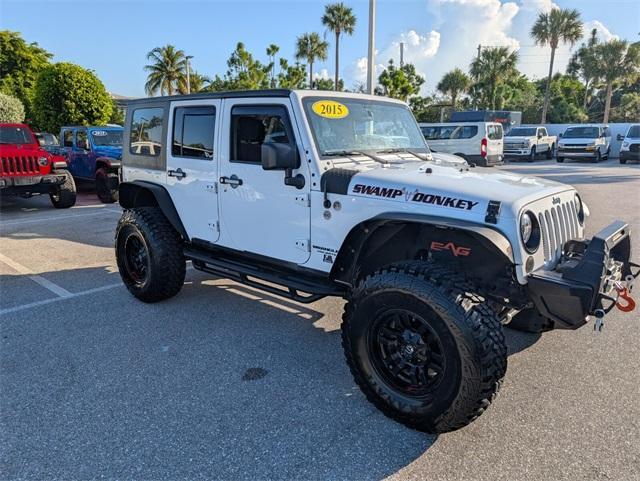 used 2015 Jeep Wrangler Unlimited car, priced at $14,500