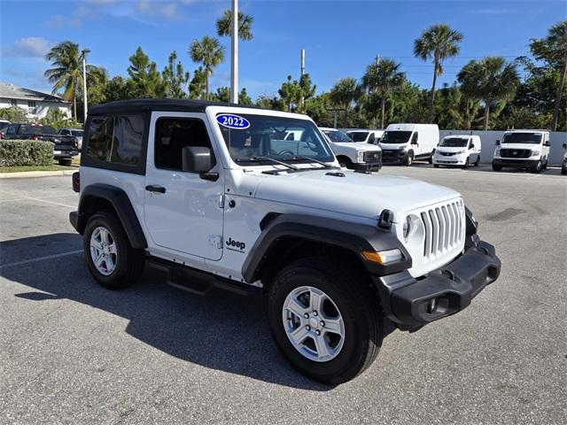 used 2022 Jeep Wrangler car, priced at $27,900