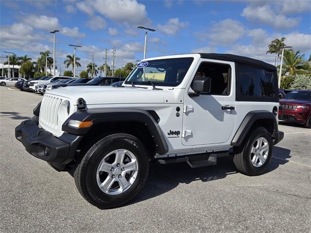 used 2022 Jeep Wrangler car, priced at $27,900