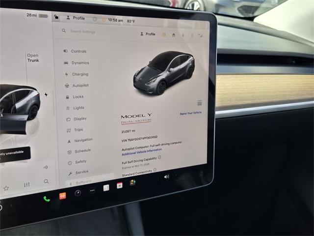 used 2023 Tesla Model Y car, priced at $37,900