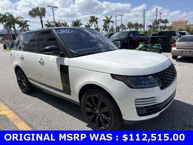 used 2022 Land Rover Range Rover car, priced at $49,900