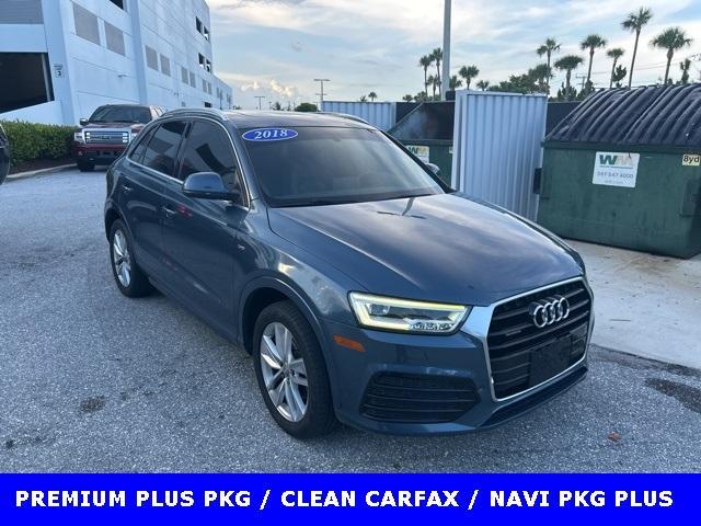 used 2018 Audi Q3 car, priced at $18,500