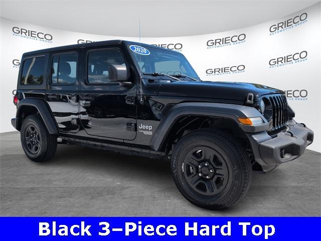 used 2020 Jeep Wrangler Unlimited car, priced at $19,200
