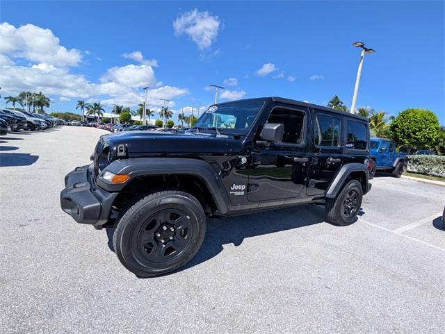 used 2020 Jeep Wrangler Unlimited car, priced at $19,200