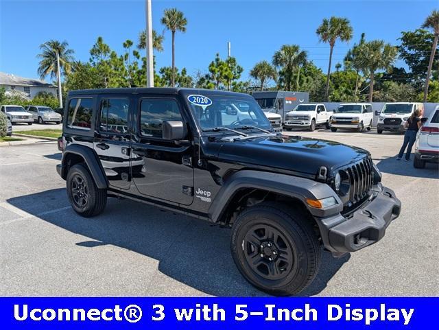 used 2020 Jeep Wrangler Unlimited car, priced at $19,200