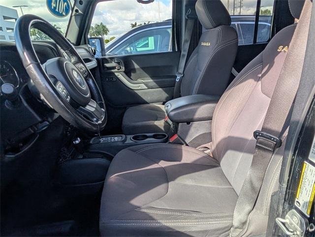 used 2014 Jeep Wrangler Unlimited car, priced at $16,400