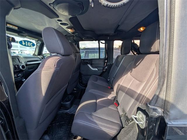 used 2014 Jeep Wrangler Unlimited car, priced at $16,400