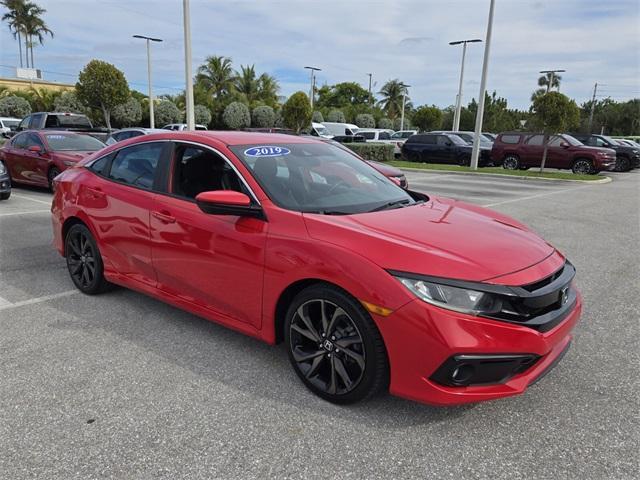 used 2019 Honda Civic car, priced at $16,700