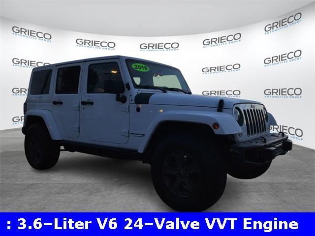 used 2018 Jeep Wrangler JK Unlimited car, priced at $14,200