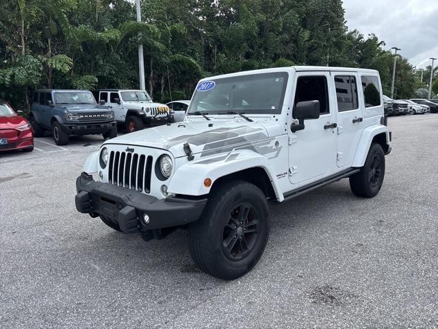 used 2017 Jeep Wrangler Unlimited car, priced at $9,770