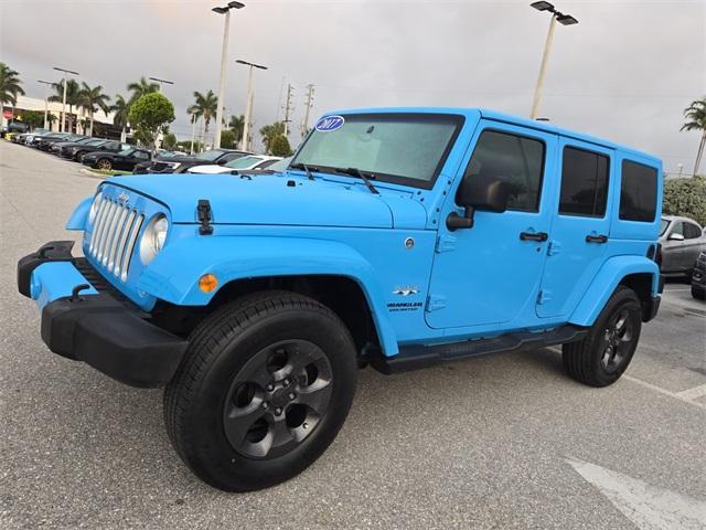 used 2017 Jeep Wrangler Unlimited car, priced at $21,300