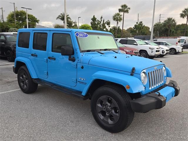 used 2017 Jeep Wrangler Unlimited car, priced at $21,300