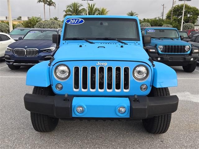 used 2017 Jeep Wrangler Unlimited car, priced at $21,300