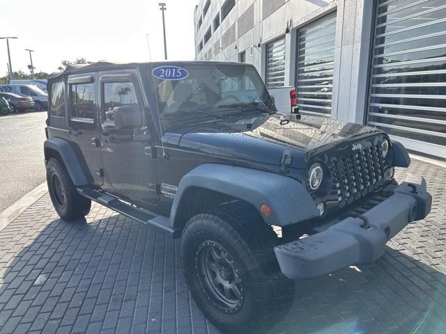used 2015 Jeep Wrangler Unlimited car, priced at $22,270