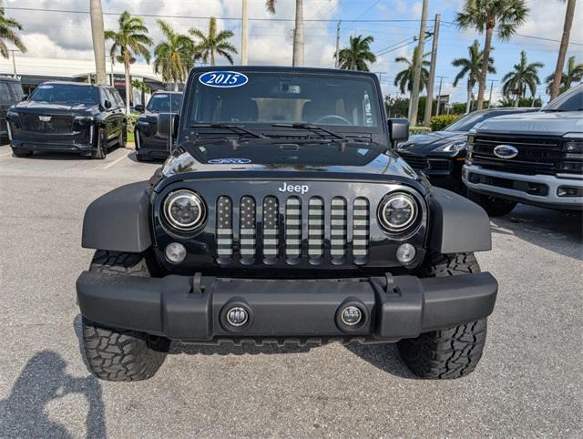 used 2015 Jeep Wrangler Unlimited car, priced at $19,500