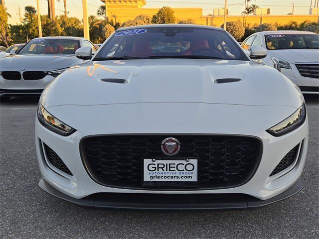 used 2021 Jaguar F-TYPE car, priced at $43,900