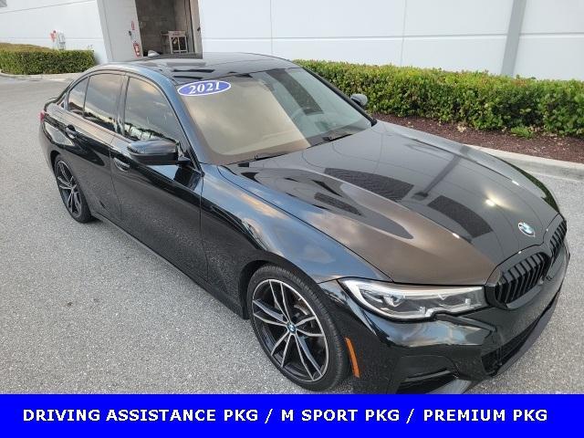 used 2021 BMW 330 car, priced at $27,500