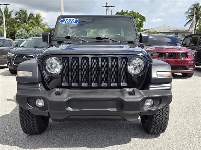 used 2018 Jeep Wrangler Unlimited car, priced at $21,900