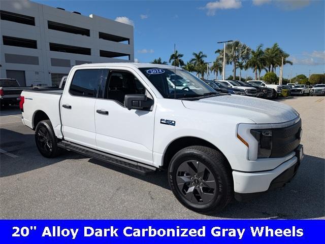 used 2024 Ford F-150 Lightning car, priced at $39,400