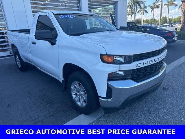 used 2021 Chevrolet Silverado 1500 car, priced at $21,500