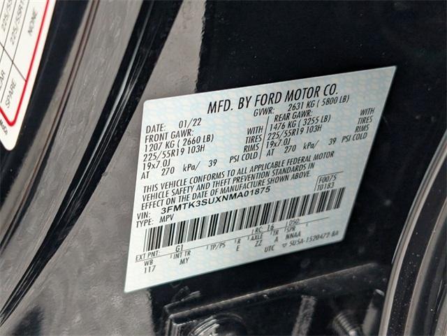 used 2022 Ford Mustang Mach-E car, priced at $27,400