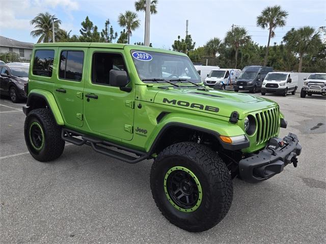 used 2019 Jeep Wrangler Unlimited car, priced at $35,224