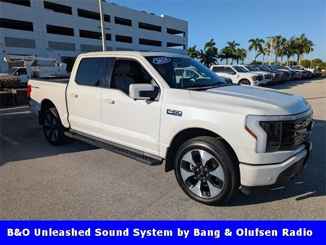 used 2024 Ford F-150 Lightning car, priced at $60,700