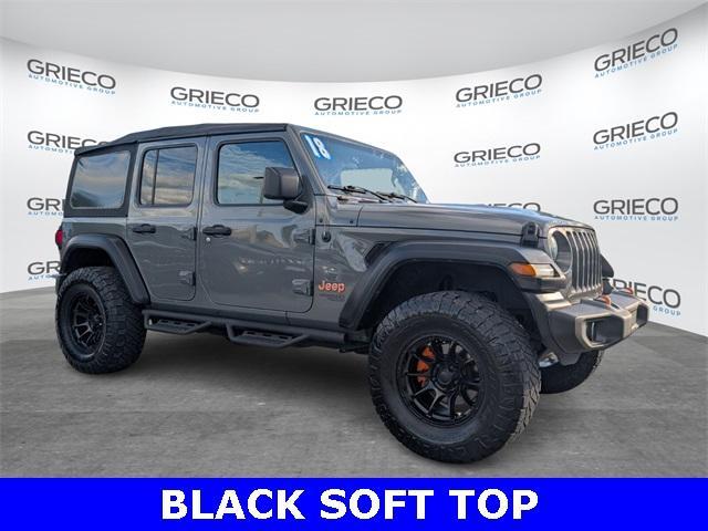 used 2018 Jeep Wrangler Unlimited car, priced at $21,400