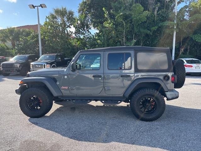 used 2018 Jeep Wrangler Unlimited car, priced at $21,400