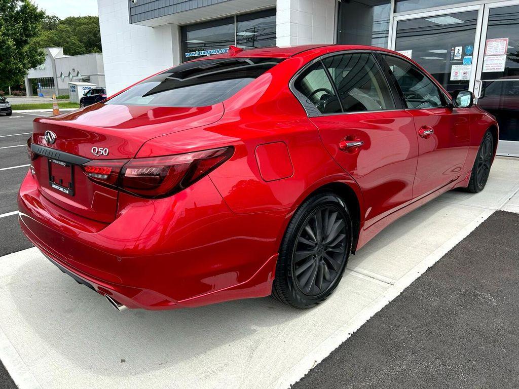 used 2023 INFINITI Q50 car, priced at $24,900