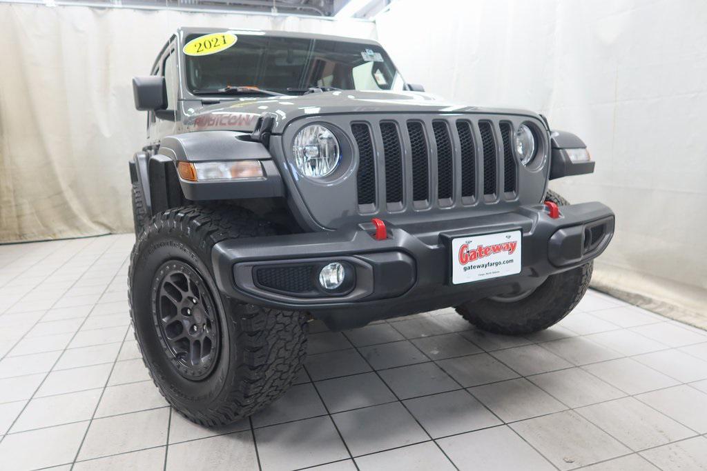 used 2021 Jeep Wrangler Unlimited car, priced at $34,923