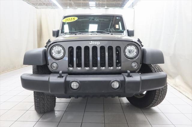 used 2018 Jeep Wrangler JK Unlimited car, priced at $22,522