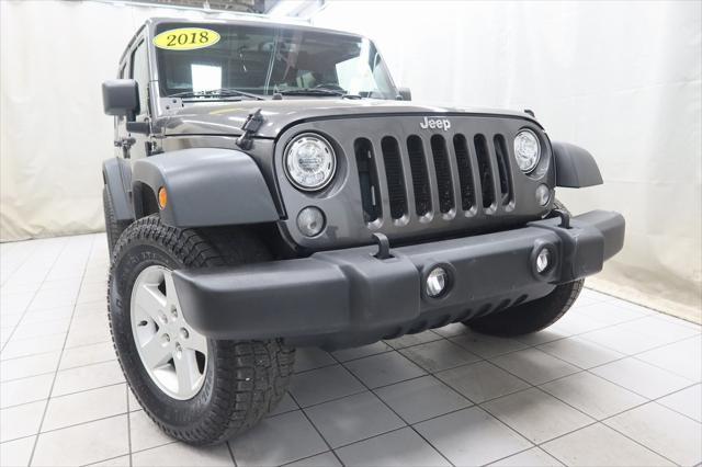 used 2018 Jeep Wrangler JK Unlimited car, priced at $22,522