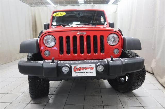 used 2015 Jeep Wrangler Unlimited car, priced at $20,803