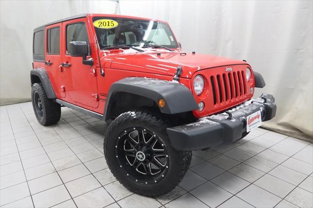 used 2015 Jeep Wrangler Unlimited car, priced at $20,803