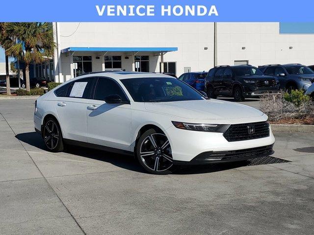 used 2024 Honda Accord Hybrid car, priced at $28,399