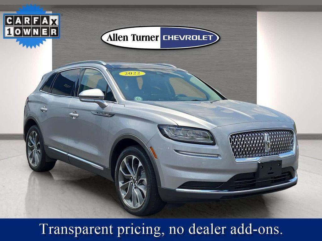 used 2022 Lincoln Nautilus car, priced at $32,823