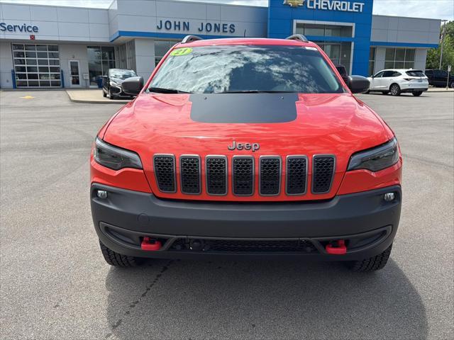 used 2021 Jeep Cherokee car, priced at $26,356