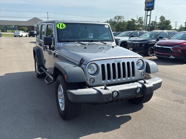 used 2016 Jeep Wrangler Unlimited car, priced at $19,850