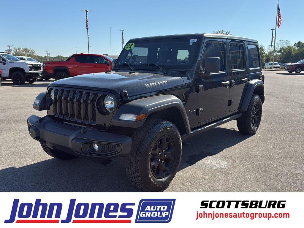 used 2022 Jeep Wrangler Unlimited car, priced at $31,500