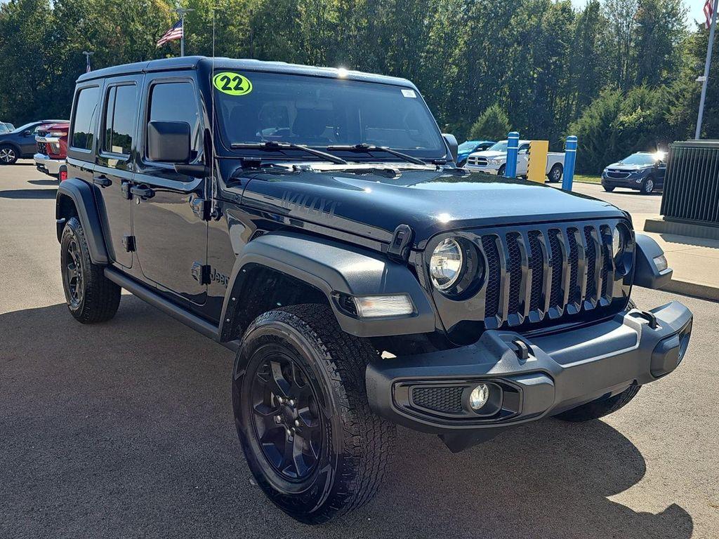 used 2022 Jeep Wrangler Unlimited car, priced at $31,500