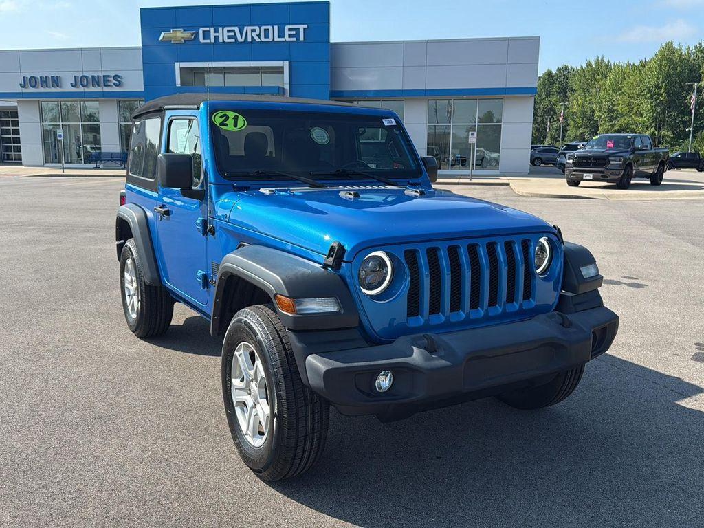 used 2021 Jeep Wrangler car, priced at $29,795
